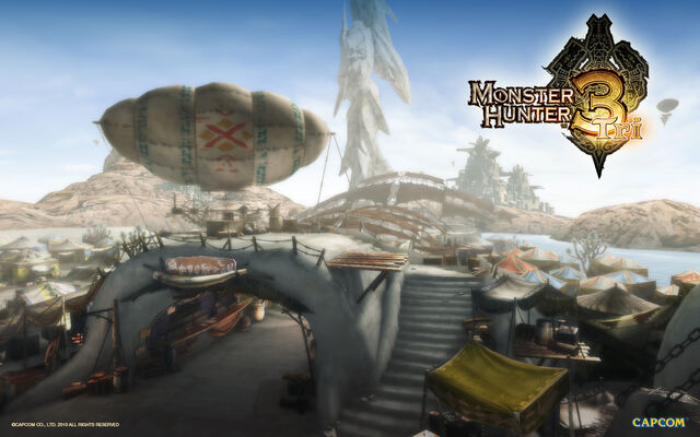 File:Monster Hunter 3 Tri wallpaper cityscape.jpg