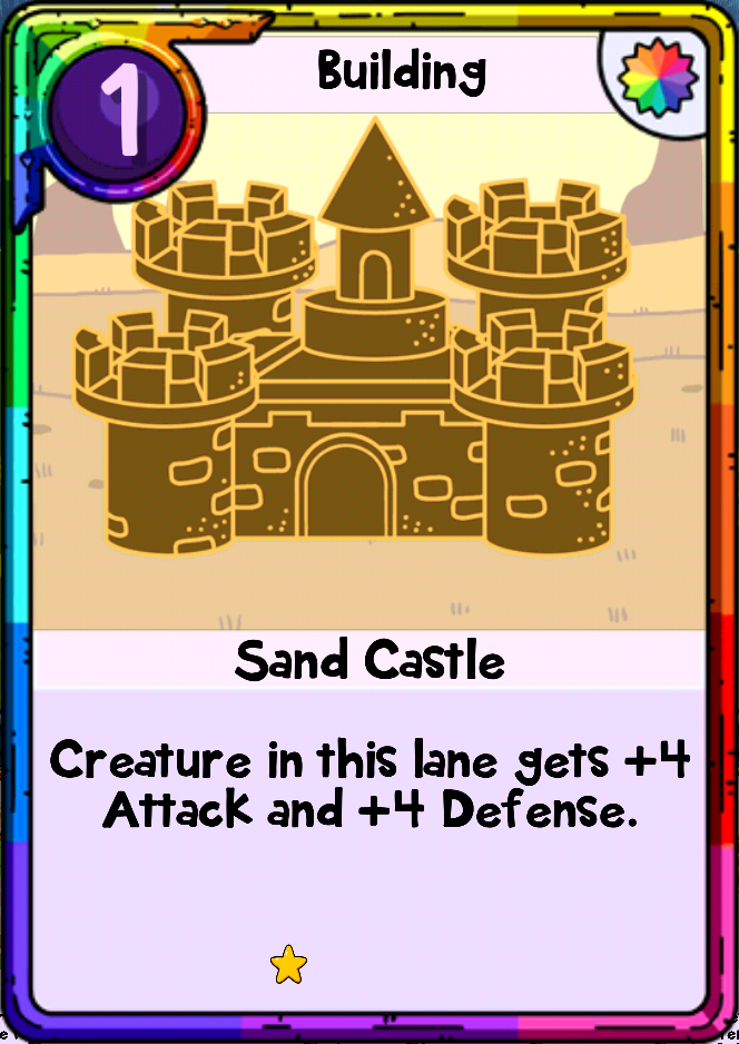 Sand Castle  Card Wars Wiki  Fandom powered by Wikia