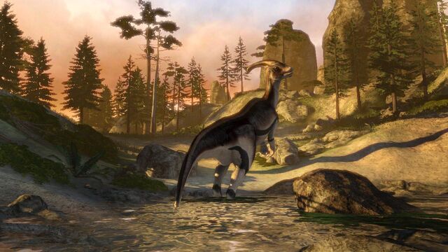 File:Parasaurolophus alarmed.jpg