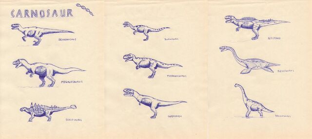 File:Carnosaur species by isla nublar crew.jpg