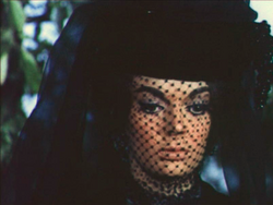 Samaniega with funeral veil