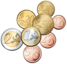 Euro coins