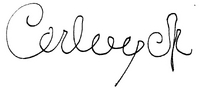 Karl I signature