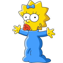 Image result for Maggie Simpson