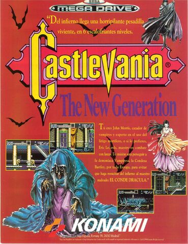 Archivo:Castlevania megadrive promo.jpg