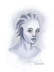 Young Asari by luciferous