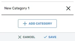 Discussion-Add Category UI