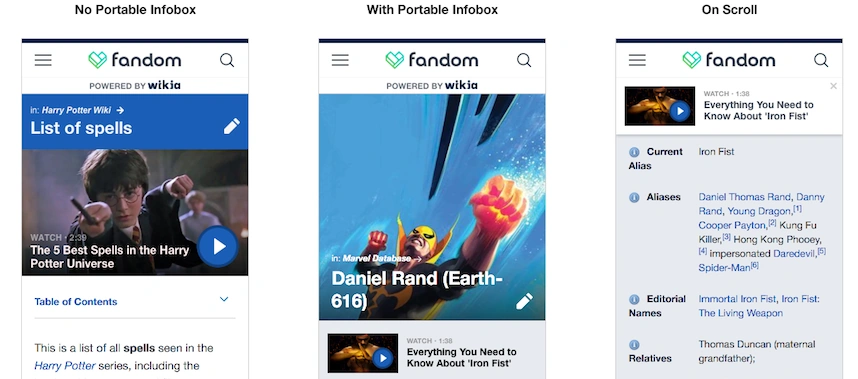 Modernización Wiki: Videos en dispositivos móviles