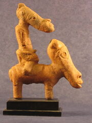 A man ride a horse,Nok terracotta figurine.jpg