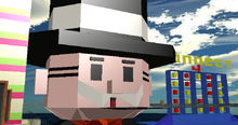 Mr Monopoly Head