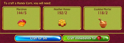 Honey corn recipe