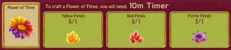 Flower of 3 recipe