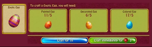Exotic eggs