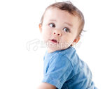 Stock-photo-12888763-caucasion-baby-boy-with-big-green-eyes-and-questioning-expression