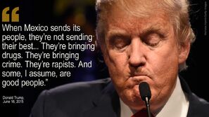 Trump's stupid racist quote