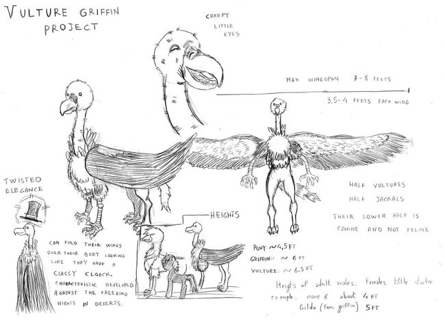 Vulture griffin by mattinix-d6raxhy