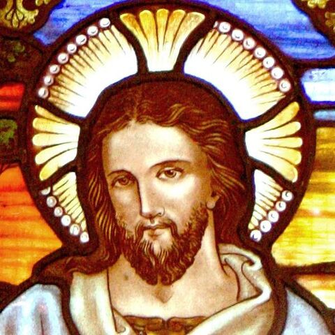 File:StJohnsAshfield StainedGlass Shepherd Face.jpg