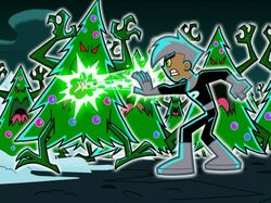 Danny battling evil trees