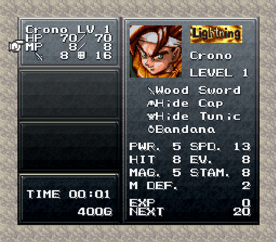 File:Chrono Trigger Main Menu.png