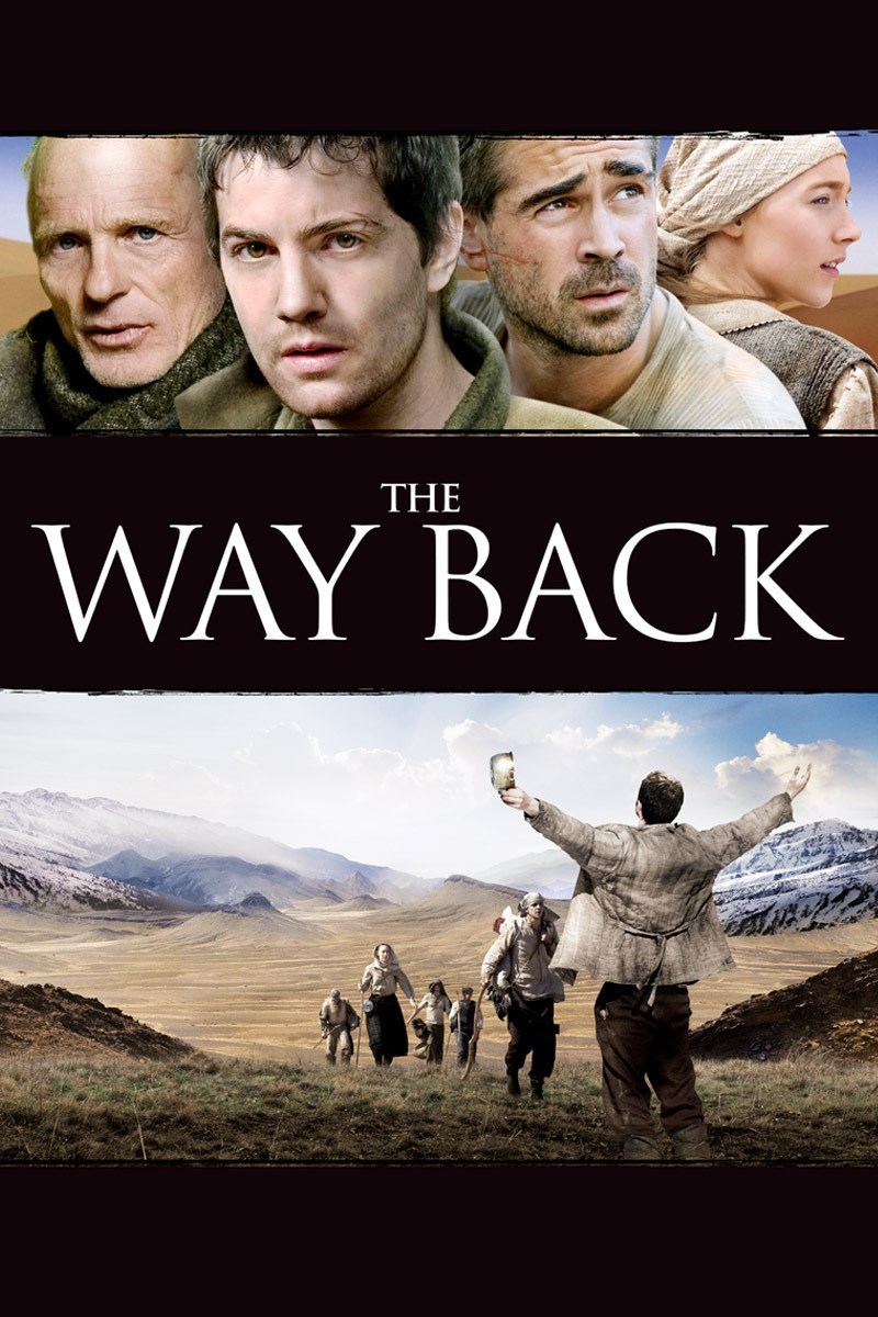 Путь домой. The way back 2010 poster. Путь домой Колин Фаррелл.