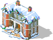 Sprawling Mansion snow