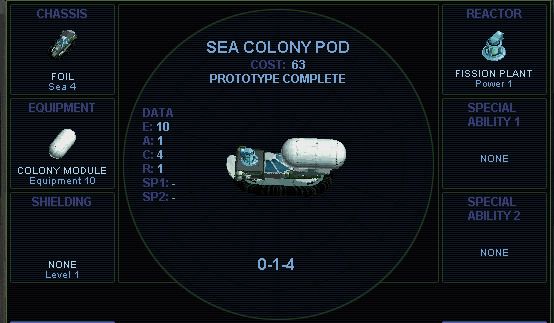 Sea colony pod (SMAC)