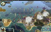 Ottoman navy in place ready to destroy the Romans