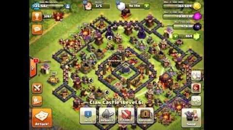 Clash of clans player profile