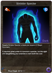219 Sinister Specter