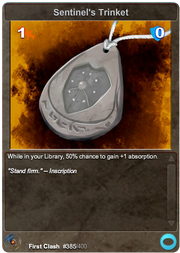 385 Sentinel's Trinket