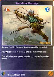 Reckless Barrage Foil