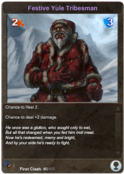 Festive Yule Tribesman