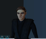 Luke at funeral