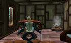 Aarok meditating