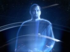 Bail Organa hologram