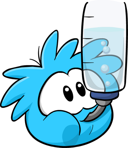 File:Blue PuffleDrinking.png