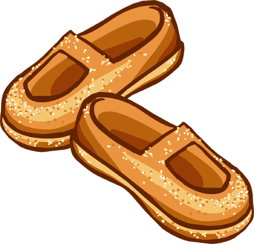 File:Sparkly Amber Shoes icon.png
