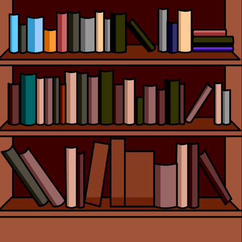 File:Bookshelves Background photo.png