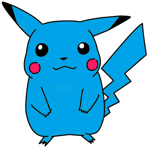 File:Blue Pikachu.png