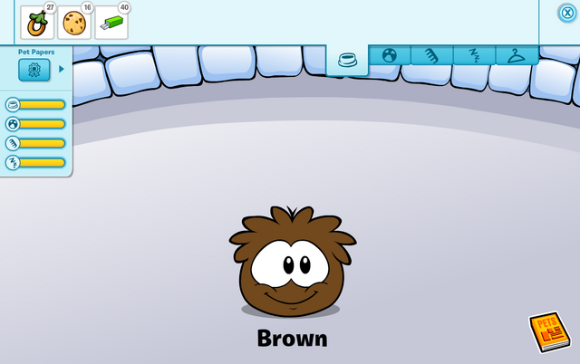 File:Brown Puffle caring card.png