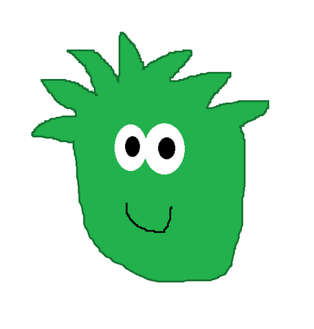 File:GREEN PUFFLE DRAWING.png