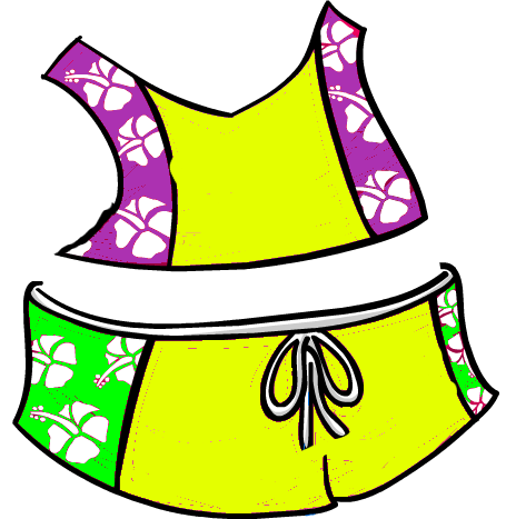 Image - Grren, yellow and purple bathing suit.png | Club Penguin Wiki ...