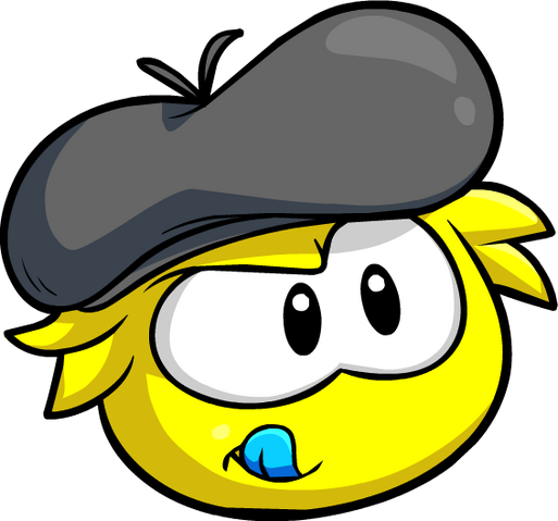 File:Yellow PuffleBeret.png