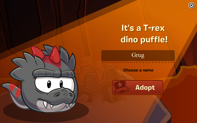 File:1joshuarulesAdoptingBlackTRexPuffleNamingHimGrug.png