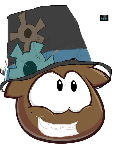 File:Brown Yoshi puffle.png