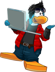 Laptop Penguin