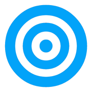Blue Target Background Old