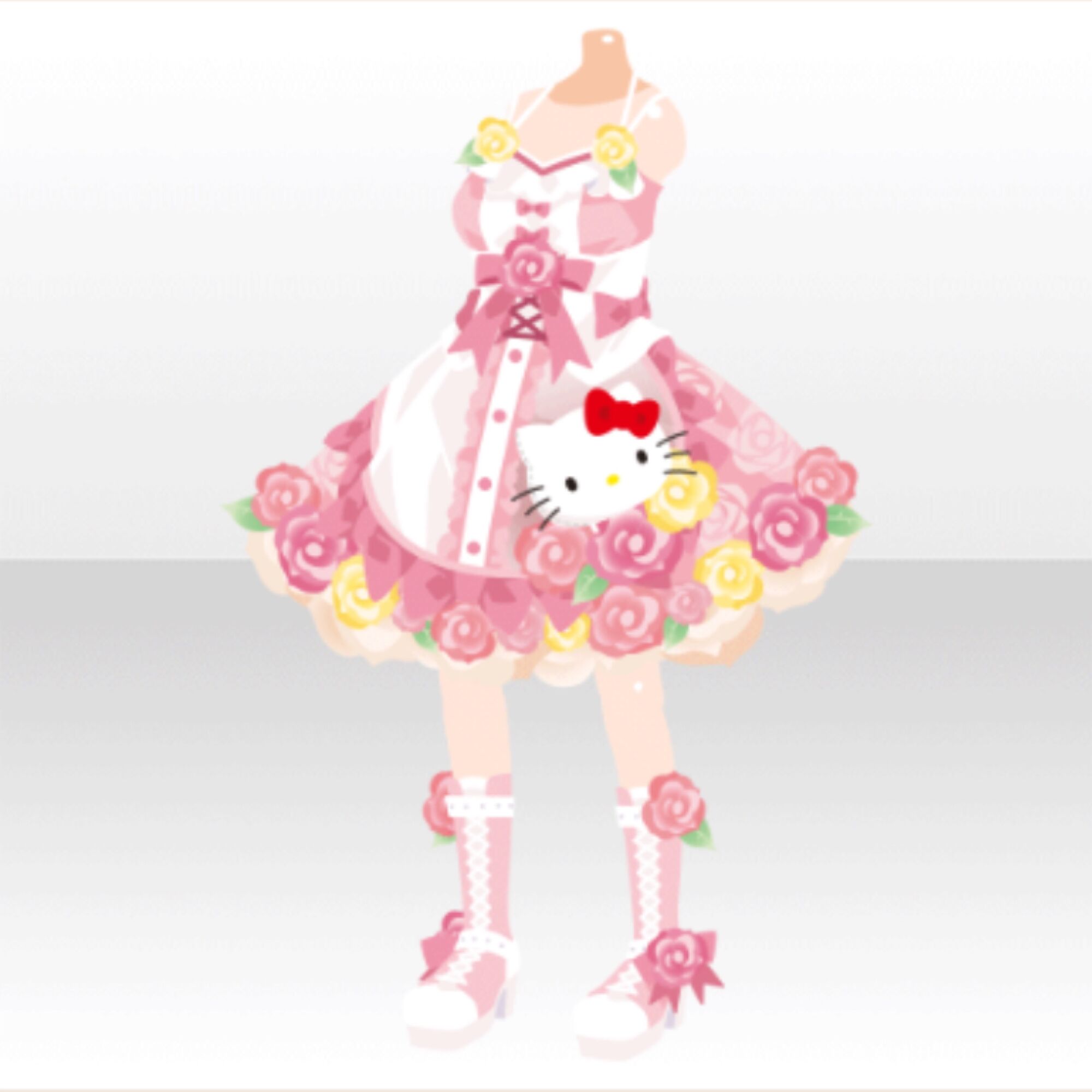 Image - (Tops) Hello Kitty One-Piece Dress pink (Sanrio).jpg | CocoPPa