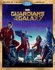 Guardians of the Galaxy DVD cover