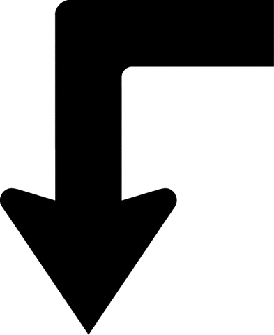 File:Left advance arrow down.png
